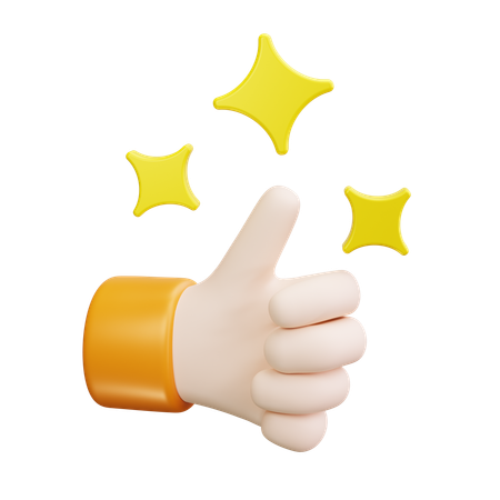 Three Stars  3D Icon