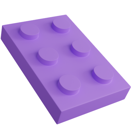 Three Thick Piece  3D Icon
