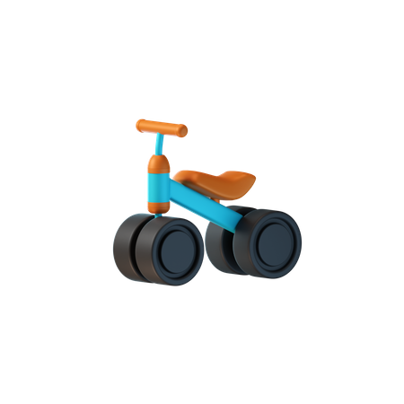 Three Wheel  3D Icon