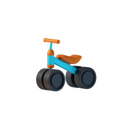 Three Wheel  3D Icon
