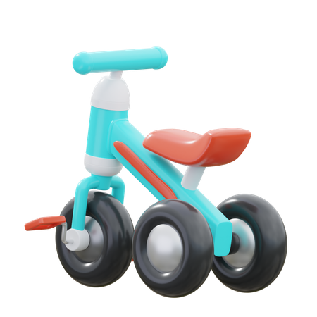 Three Wheel  3D Icon