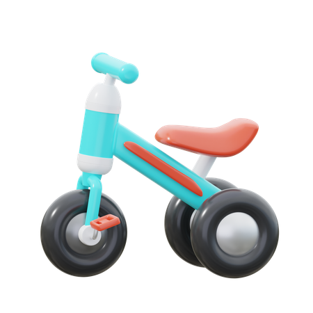 Three Wheel  3D Icon
