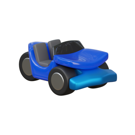 Three Wheeler  3D Icon