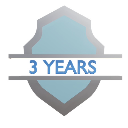 Three Years Warranty  3D Icon