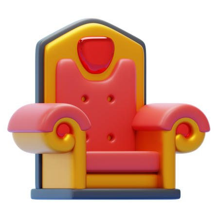 Thron  3D Icon