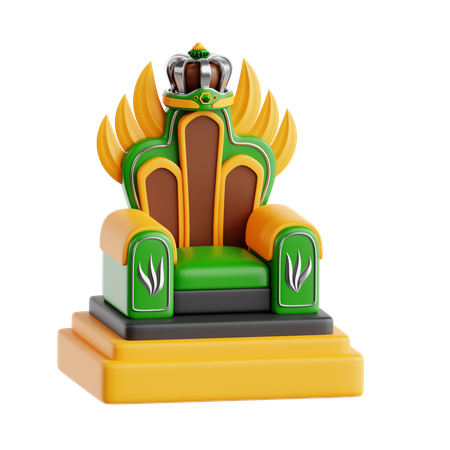 Throne  3D Icon