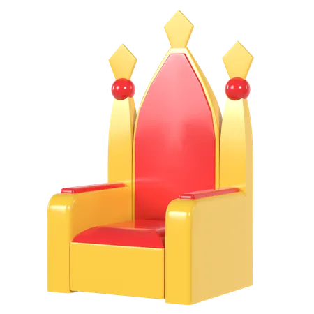 Throne  3D Illustration