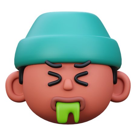 Throw Up  3D Icon