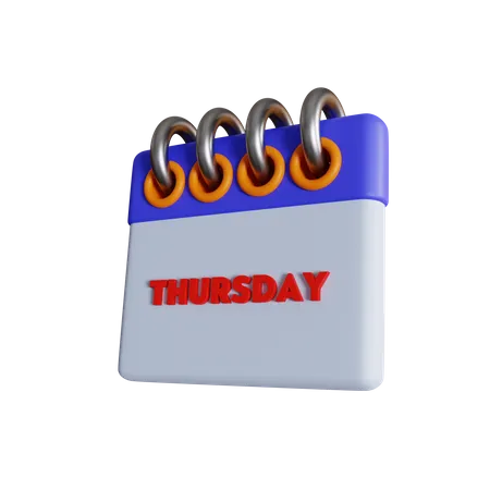 Thrusday  3D Icon