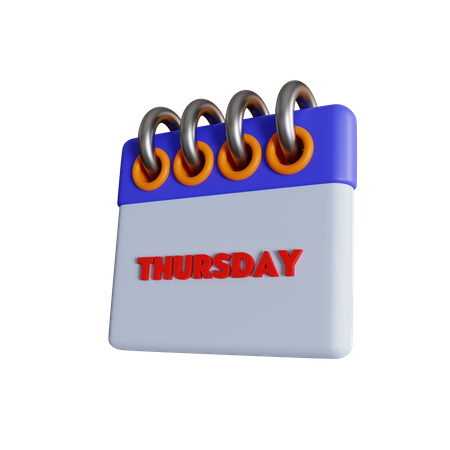 Thrusday 3D Icon