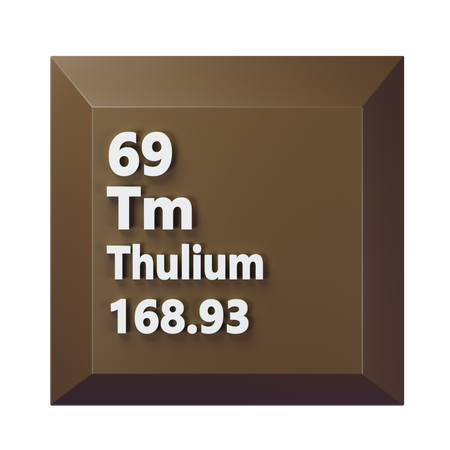 Thulium  3D Icon