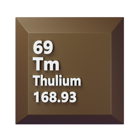 Thulium  3D Icon