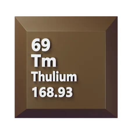 Thulium  3D Icon