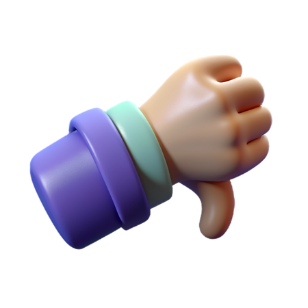 Thumb down  3D Icon