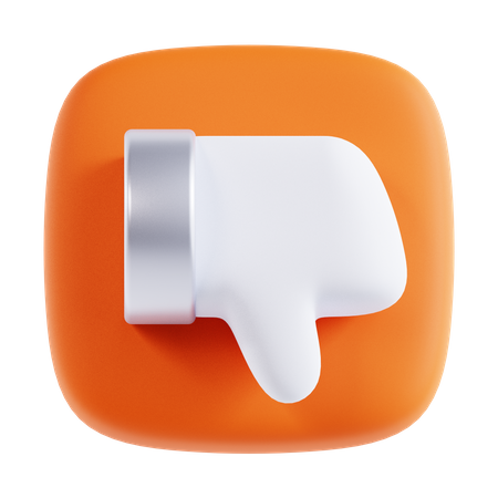 Thumb Down  3D Icon