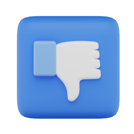 Thumb Down  3D Icon