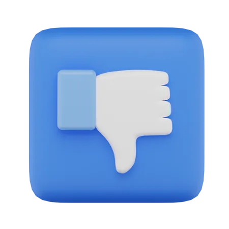 Thumb Down  3D Icon