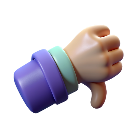 Thumb down  3D Icon