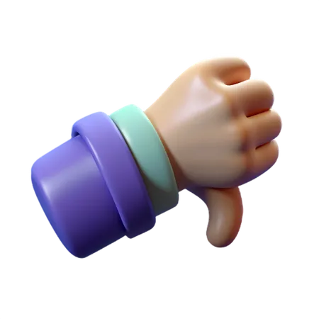 Thumb down  3D Icon