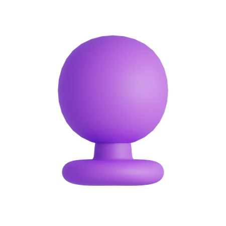親指ピン  3D Icon