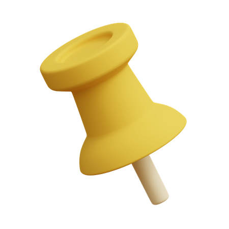 Thumb pin  3D Icon