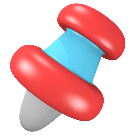 Thumb Pin  3D Icon