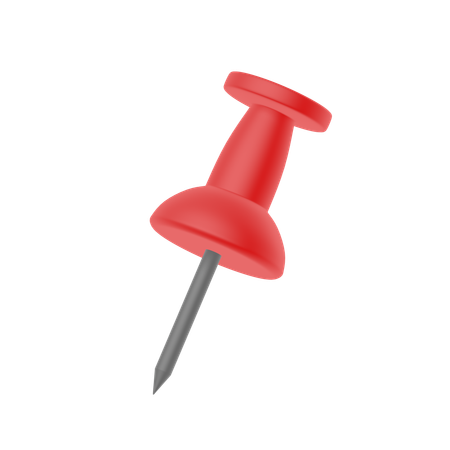 Thumb Pin  3D Icon