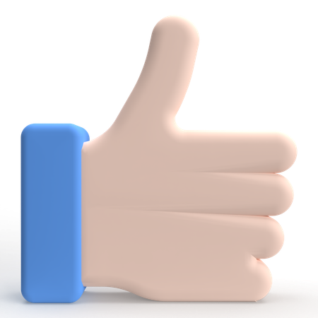 Thumb Up  3D Icon
