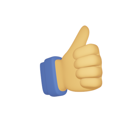 Thumb up  3D Emoji