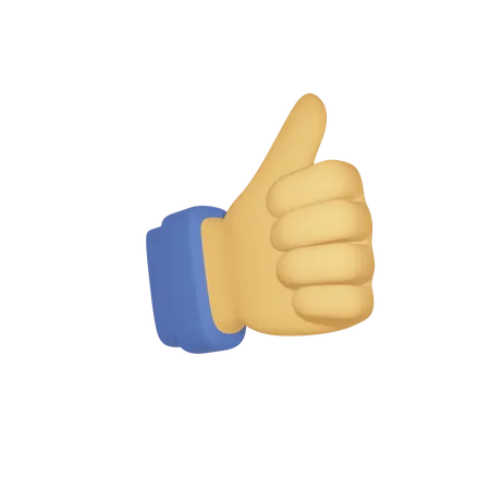 Thumb up  3D Emoji