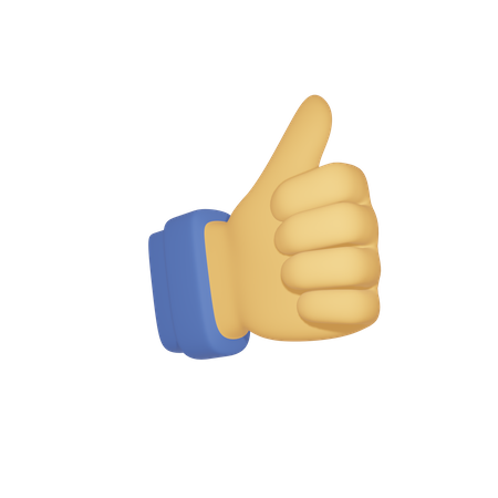 Thumb up  3D Icon