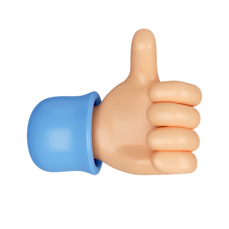 Thumb Up  3D Icon