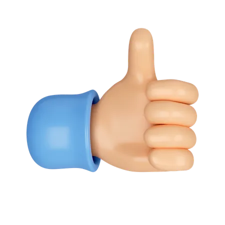 Thumb Up  3D Icon