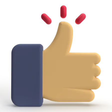 Thumb Up  3D Icon