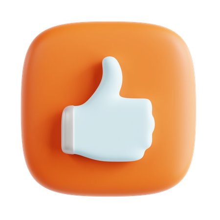 Thumb up  3D Icon