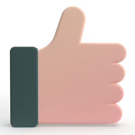 Thumb Up  3D Icon