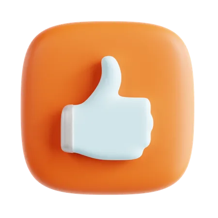 Thumb Up  3D Icon