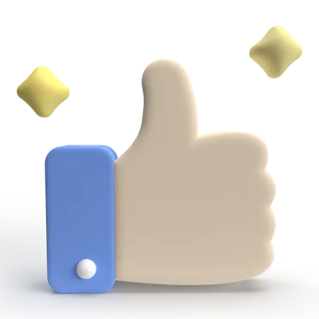 Thumb Up  3D Icon