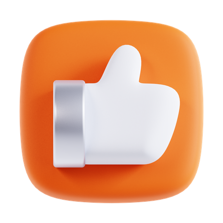 Thumb Up  3D Icon