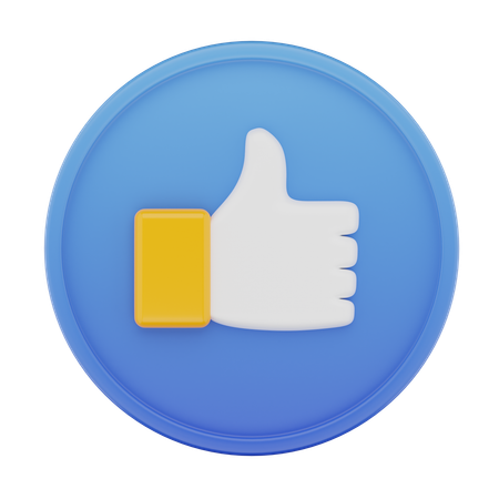 Thumb Up  3D Icon