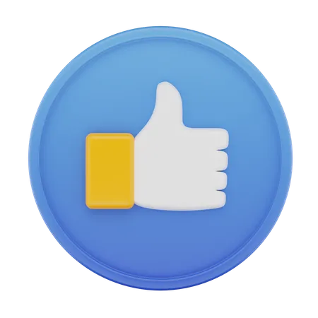 Thumb Up  3D Icon