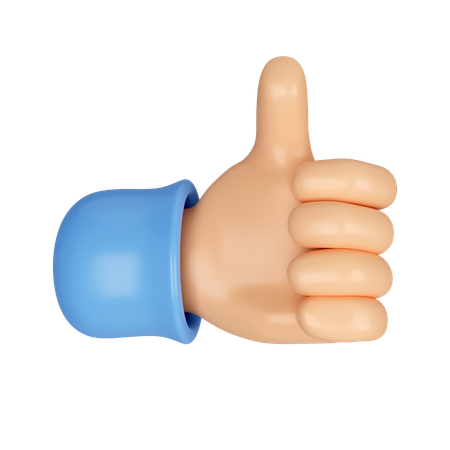 Thumb Up  3D Icon