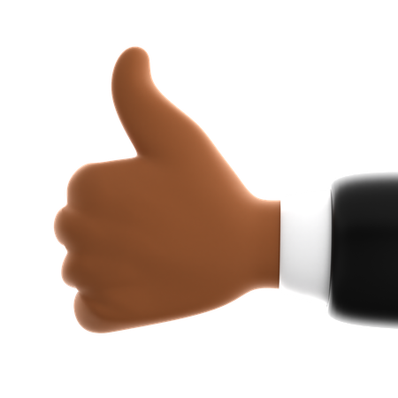 Thumb up Hand Gesture  3D Icon