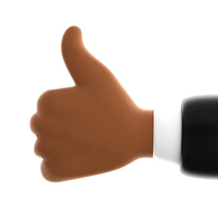 Thumb up Hand Gesture  3D Icon