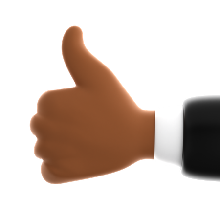 Thumb up Hand Gesture  3D Icon