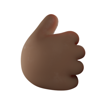 Thumb Up Hand Gesture  3D Illustration