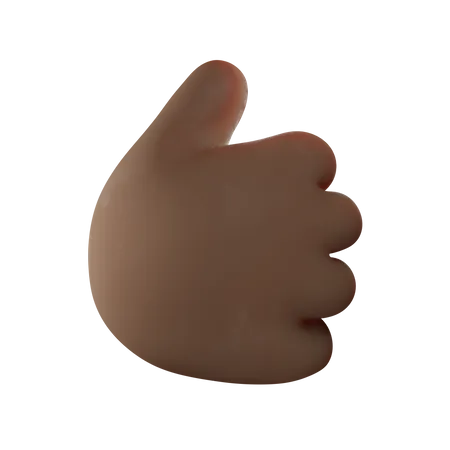 Thumb Up Hand Gesture  3D Illustration