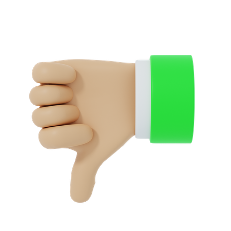 Thumbs down  3D Icon