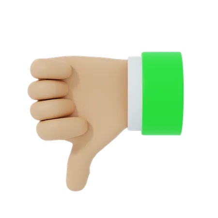 Thumbs down  3D Icon