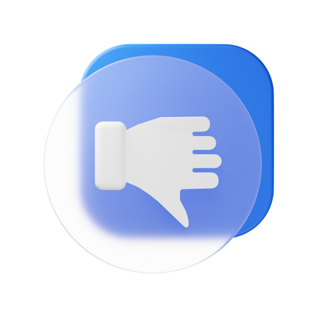 Thumbs Down  3D Icon